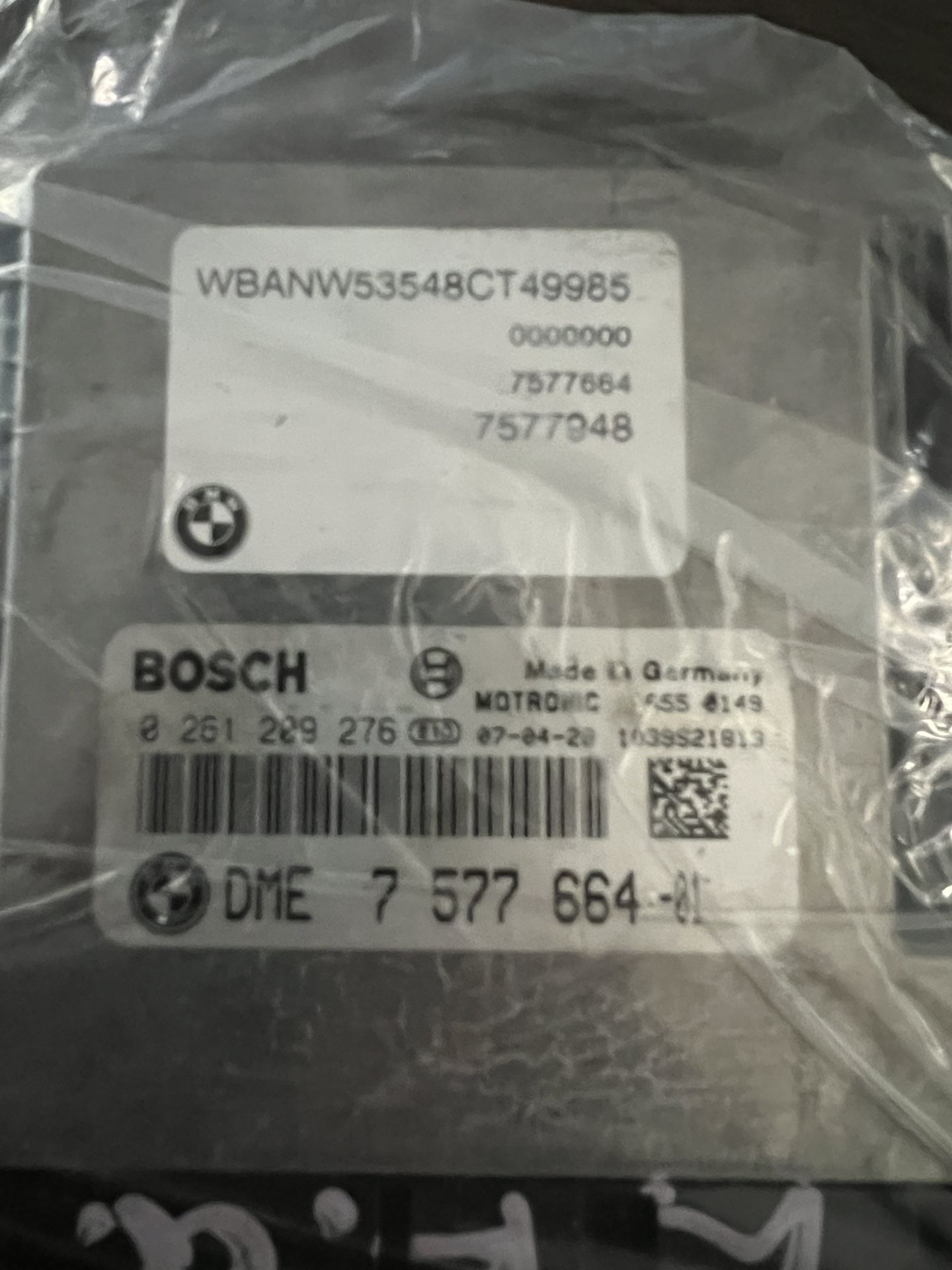 BMW E60 550i DME/Computer