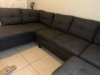 Wide L shape corner sectional