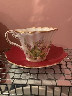 Rosina fine bone china tea cup and saucer