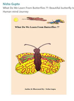 What Do We Learn From Butterflies??