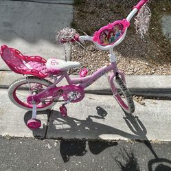 Small girls bike princess themed