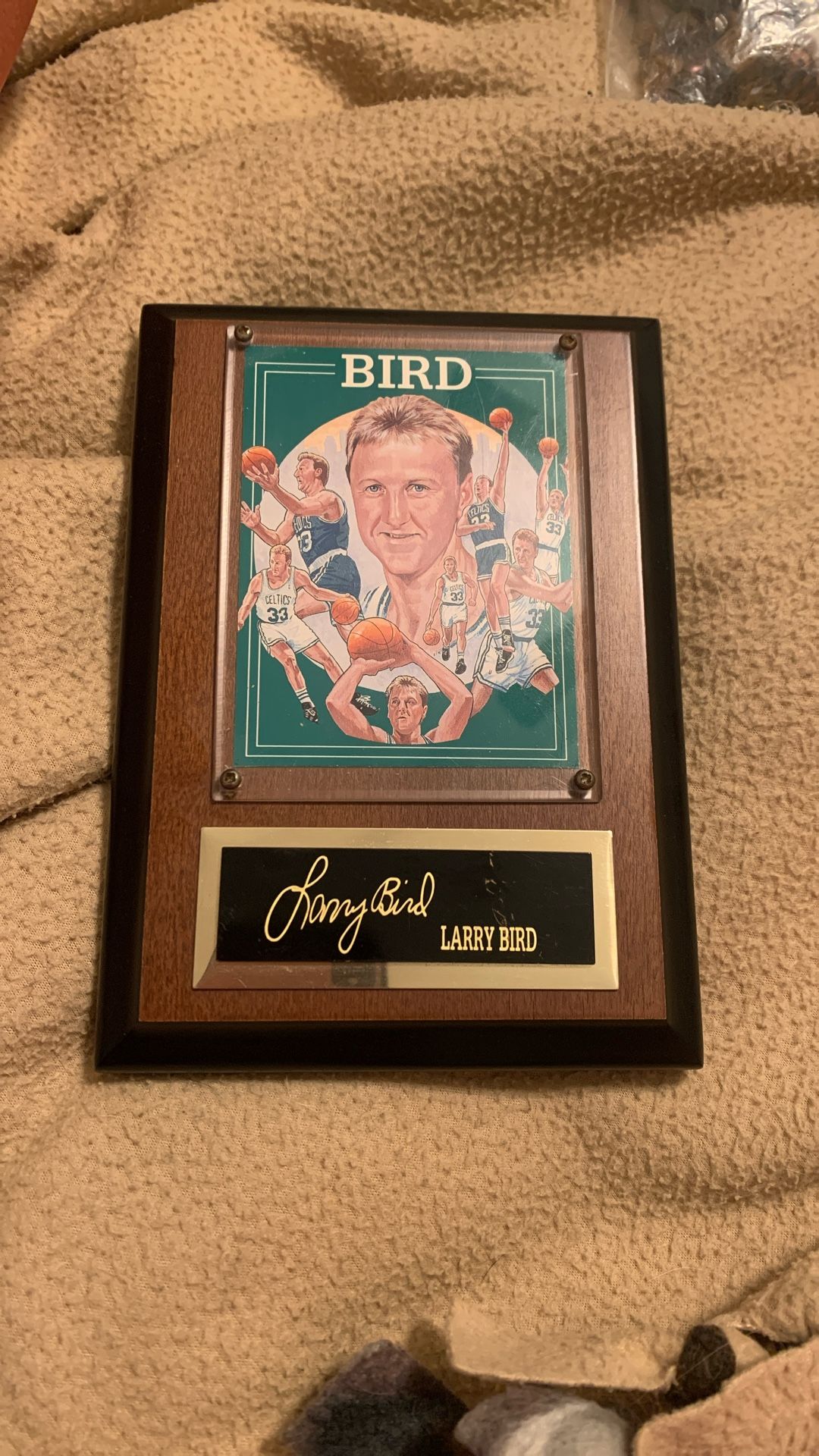 Larry Bird 5x7” Plaque 