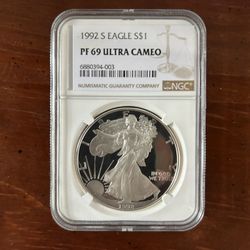 1992 S Eagle S$1 PF69