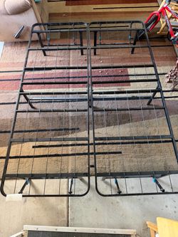 Foldable Metal Platform Bed Frame