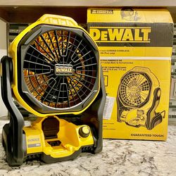 Dewalt fan battery or corded 20v max