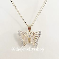 Butterfly Necklace / Laminated Gold / Oro Laminado