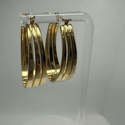 Womens earring Gold Plated