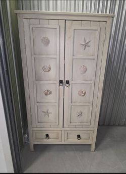 Beach Theme Hutch / Armoire / Cabinet $125