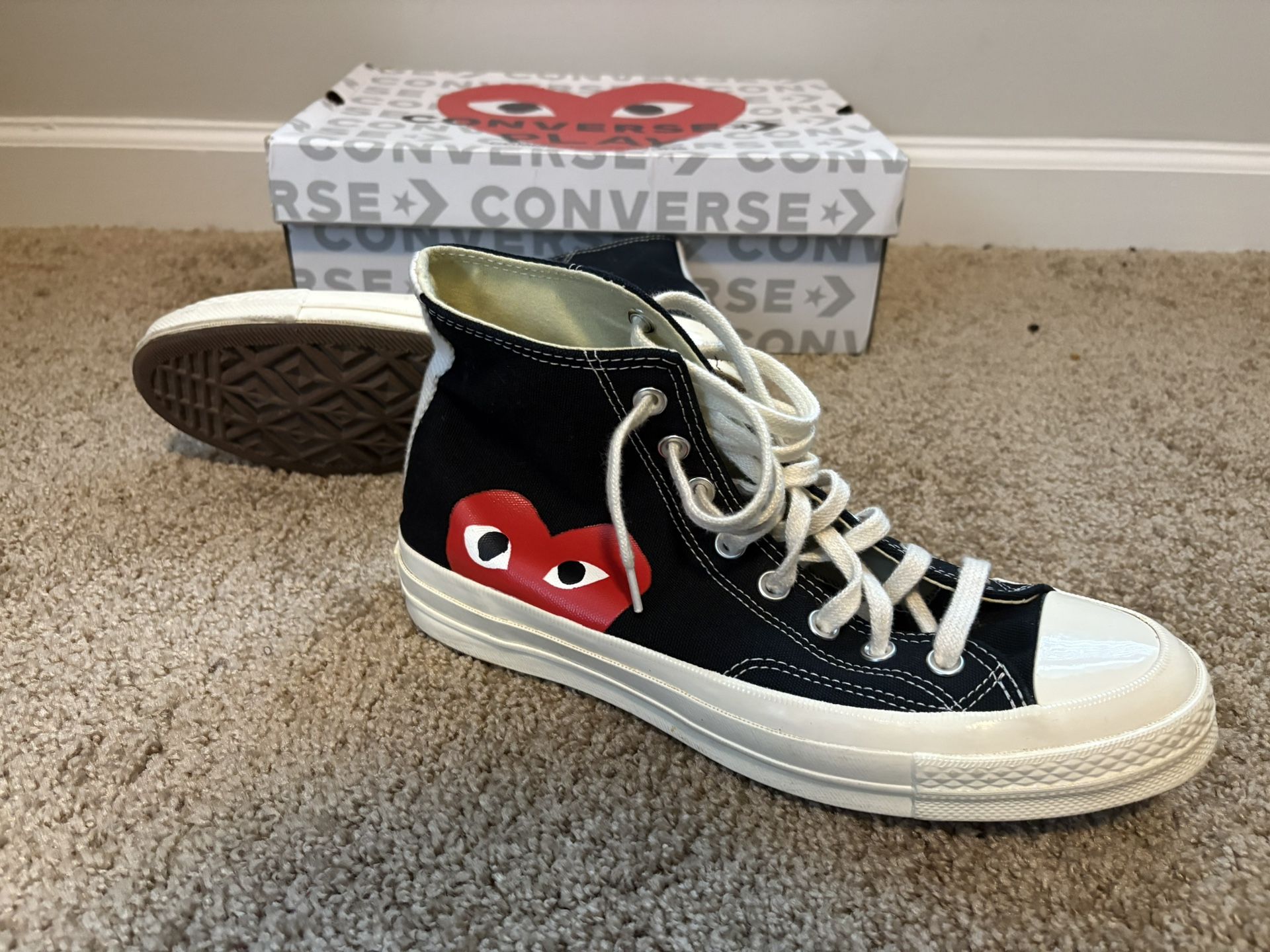 Comme des Garçons Play x Converse Chuck 70 Hi (Single Heart)