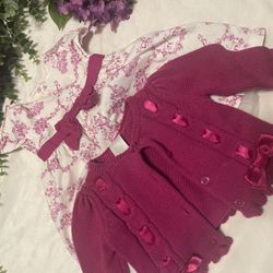 Toddler Dress Set 3-6 Mths
