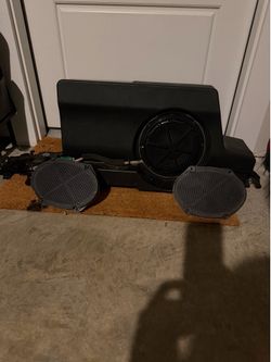 OEM Sony sub + amp and 2 rear OEM speakers