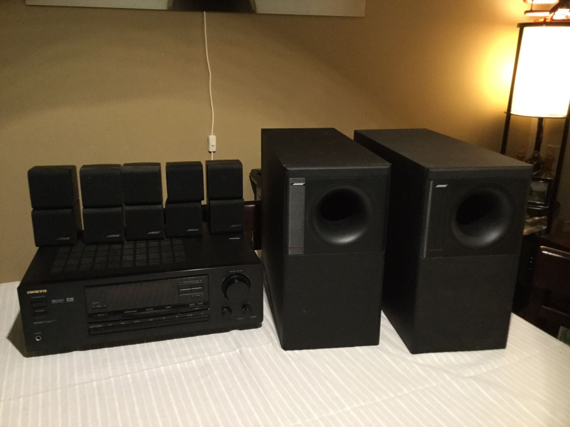 BOSE home theater System with a ONKYO receiver