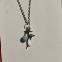 dolphin turquoise necklace 