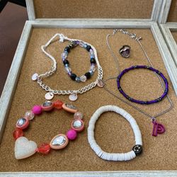 7 Piece Little Girls Jewelry Lot 