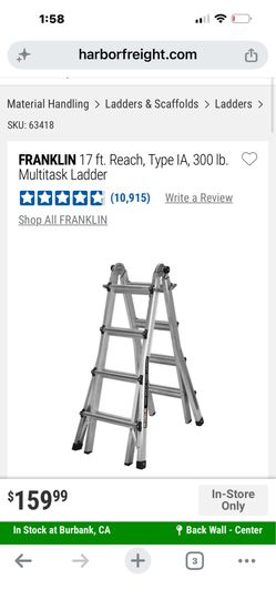 Franklin 17 foot multitask ladder