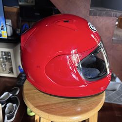 Used arai medium helmet profile model, extra tint visor, gloves