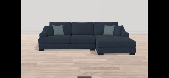 Lodge Sand 139" 2 Piece Sectional With Right Arm Facing Oversized Chaise