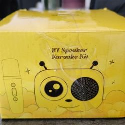 RT Speaker Karaoke Kit Yellow with Remote 