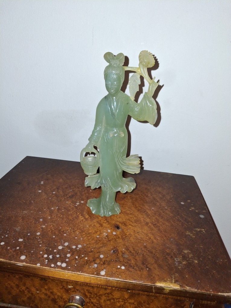 Jade Carved Guajin Figure