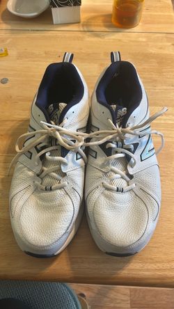 New Balance 857 White Navy Sneakers