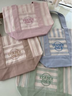 Trader Joe’s Striped Mini Totes