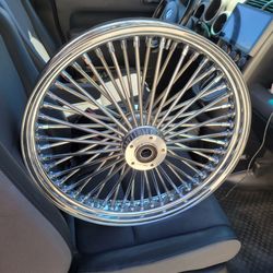 Harley 21inch fat spoke wheels