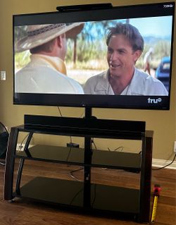 60in LG TV, Vizio Sound Bar and Swivel Stand