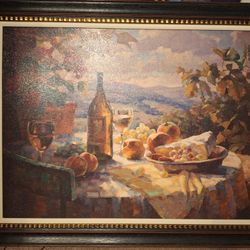 Painting - Leon Roulette - Chardonnay 