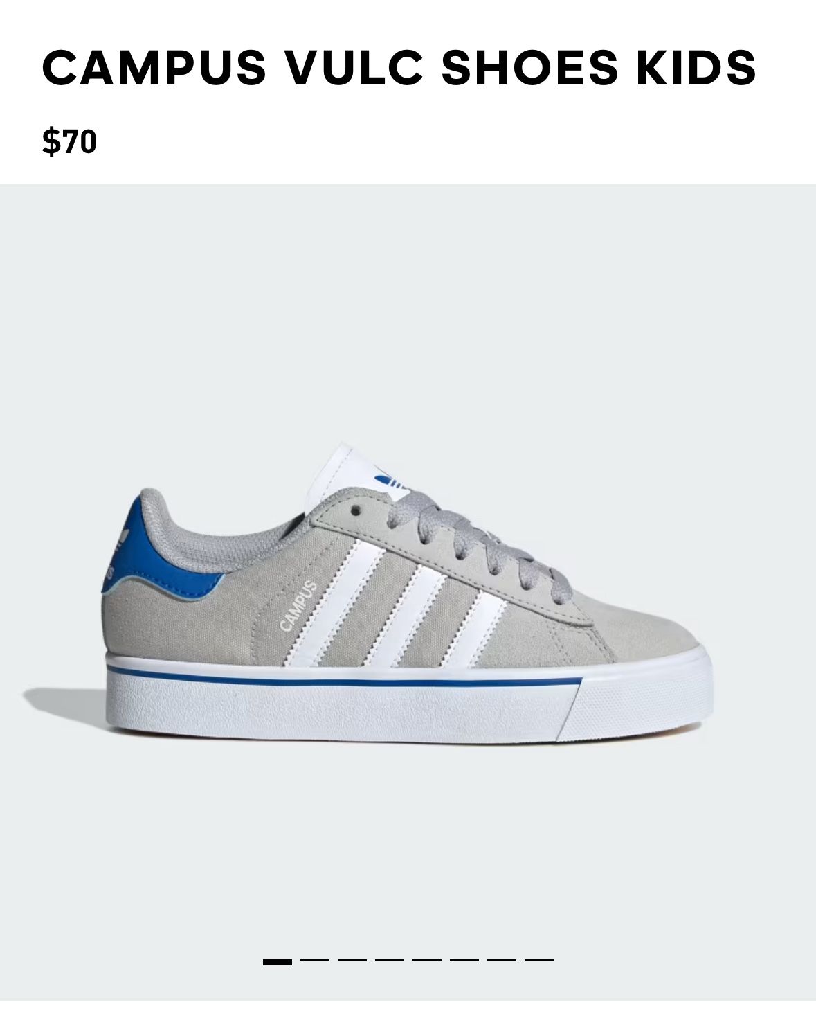 NEW Adidas Campus Vulc J 