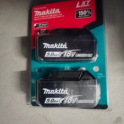 Makita 18v battery 5.0 New