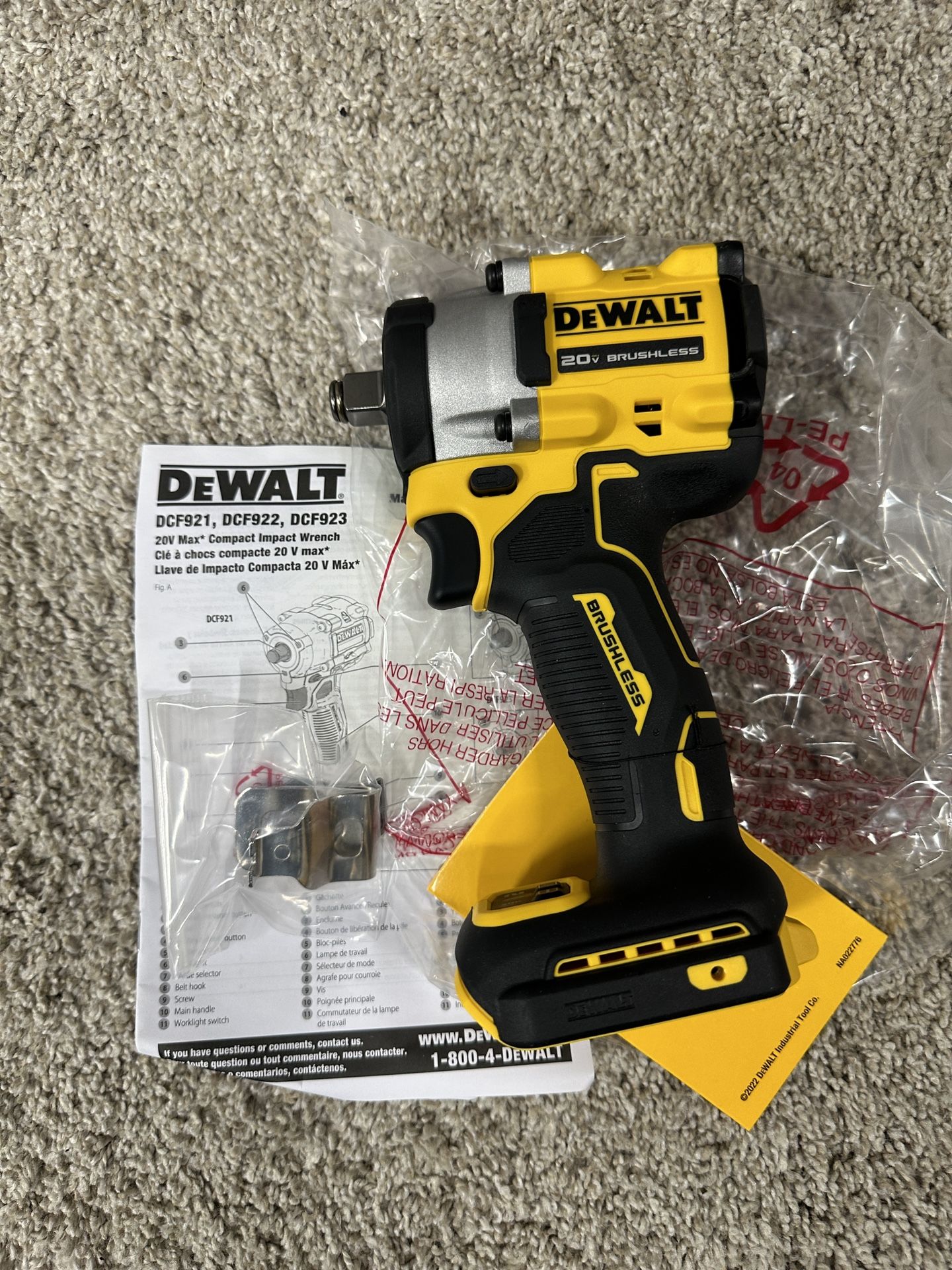 Dewalt 20v Atomic 1/2” Impact Wrench