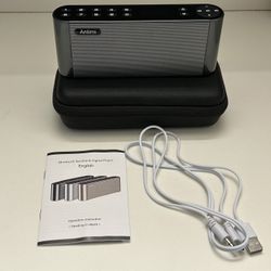 Atimi Bluetooth Speaker and Digital Player with Carrying Case
