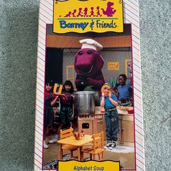 Barney and friends alphabet soup (VHS, 1992)
