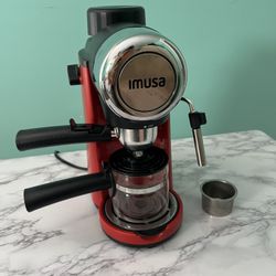 IMUSA Red Espresso/Capuccino Maker NIB