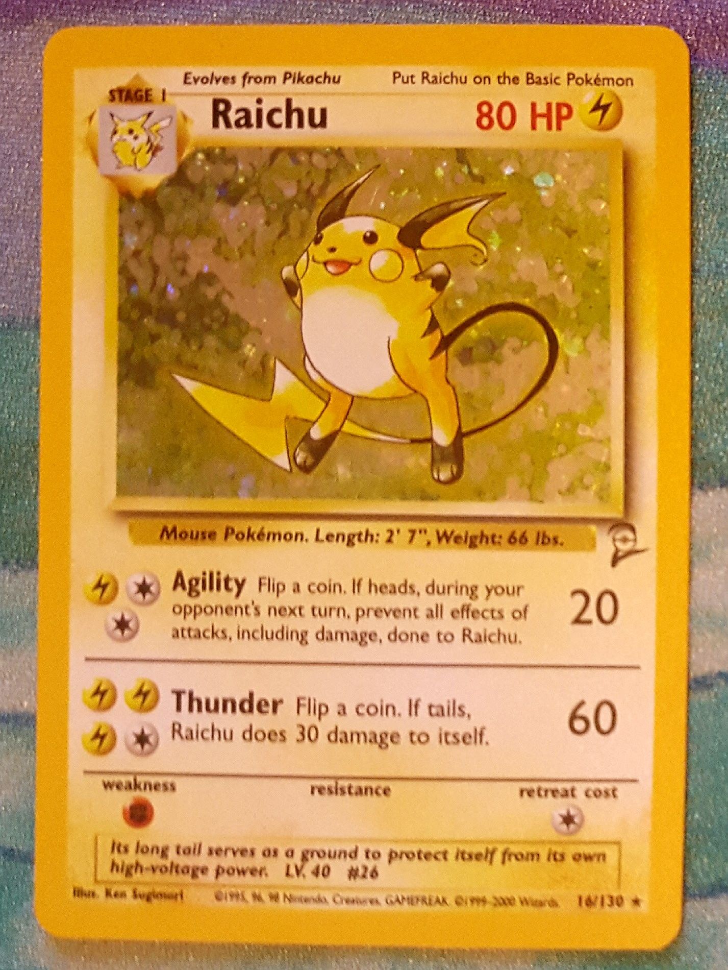 Raichu Holo