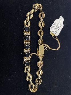 14K SAPP DIA. BRACELET