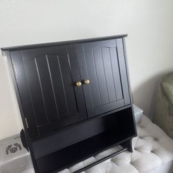 Black Medicine Cabinet