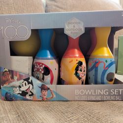 Disney 100th Anniversary Bowling Set - Indoor & Outdoor Fun!