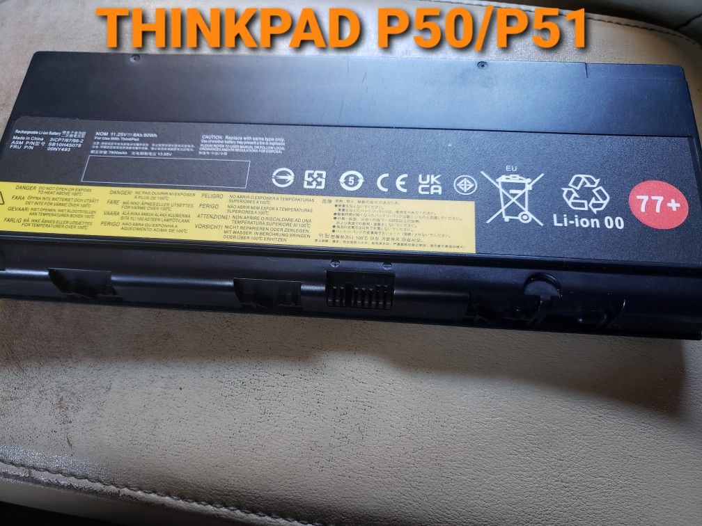 LENOVO THINKPAD P50/P51 BATTERY charged twice