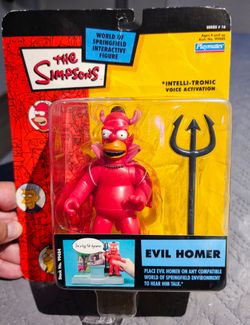 The Simpsons Evil Homer Playmates Action Figure