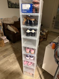 Container store shoe storage