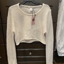Sincerely Jules Loose Knit Cropped Sweater