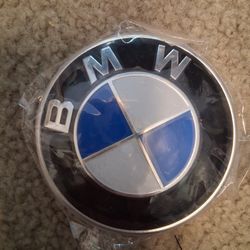Bmw 74mm Rear Emblem New 