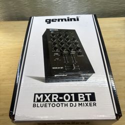 Gemini MXR-01 BT Bluetooth DJ Mixer (Brand New) – $70 (Firm Price)
