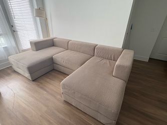 IKEA 3-Piece Sectional Sofa with Built-In Storage