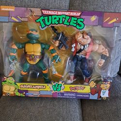 2021 TMNT Michelangelo Vs Bebop