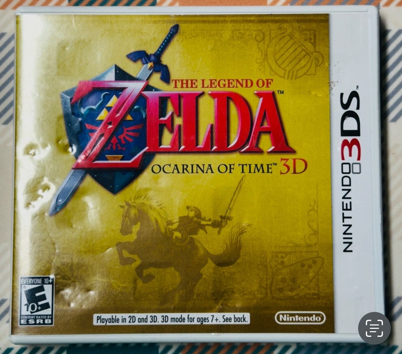 The Legend of Zelda: Ocarina of Time 3D (Nintendo 3DS, 2011) Tested/Works Adult
