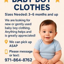 BABY CLOTHES IN NEED