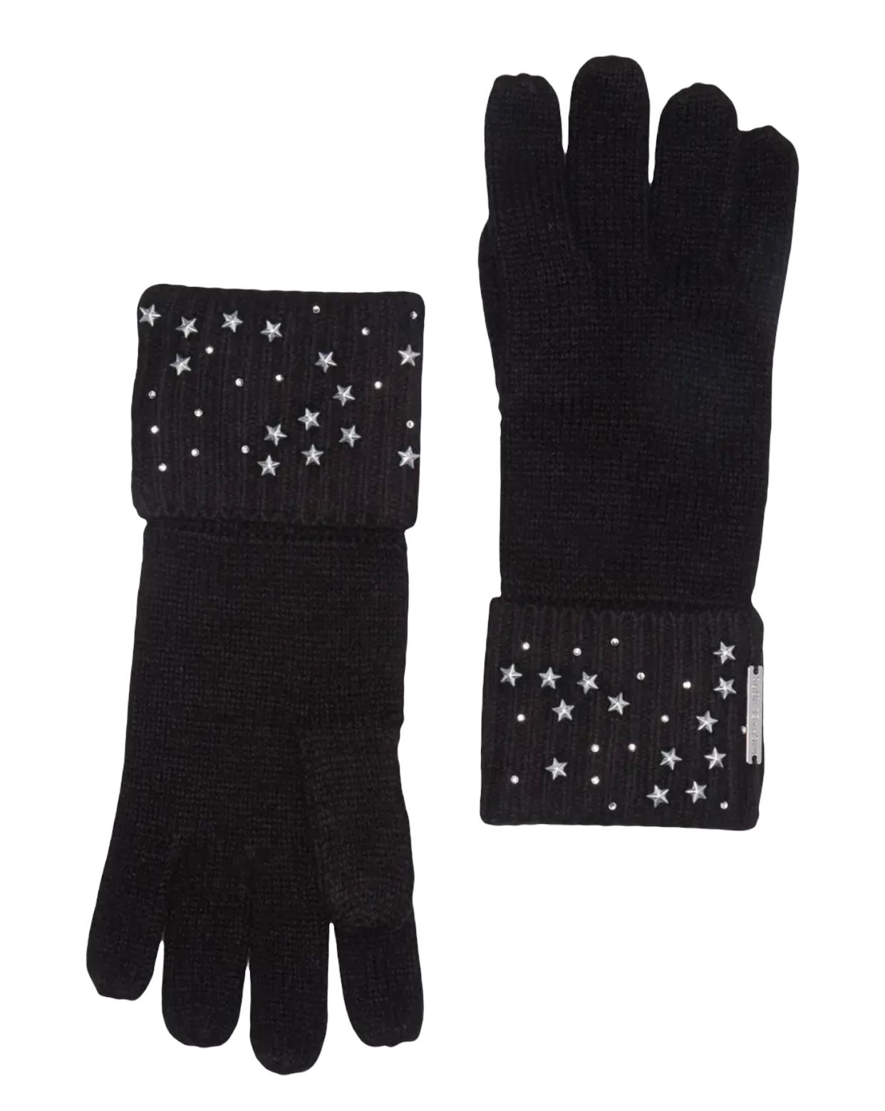 NWT MIchael Kors Access Scattered Star Studded Knit Gloves