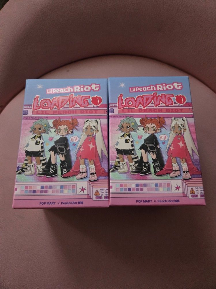 Peach Riot Loading Series Authentic From Popmart Pop Now (Frankie Knight Blind Box)